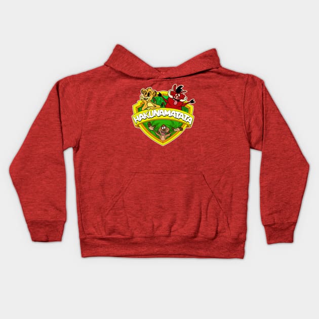 Hakunamataniacs Kids Hoodie by absolemstudio